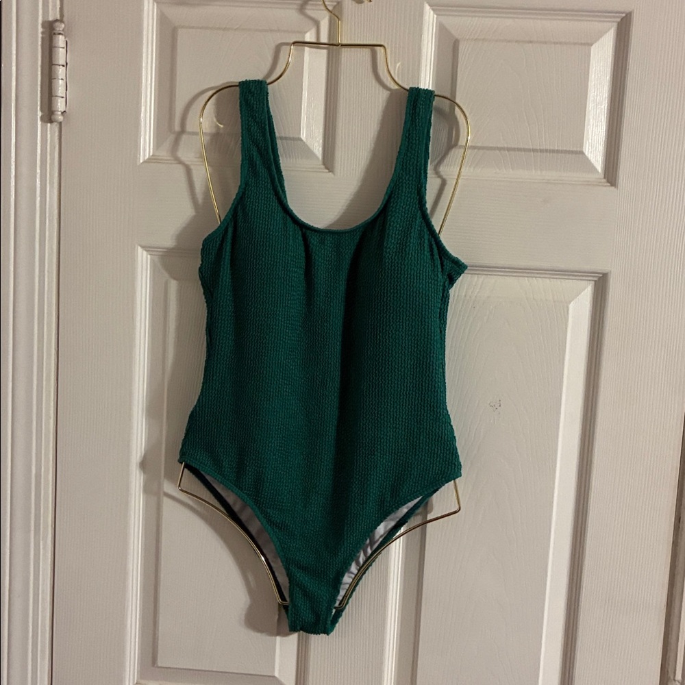 Teal Textured Swimsuit